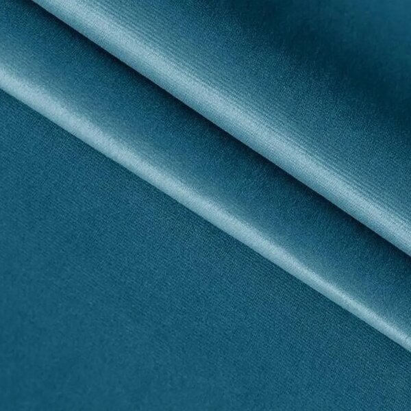 Kárpitozott boxspring ágy GLORIEN VELVET 90x200 cm kék Matrac: Bonell rugós matrac
