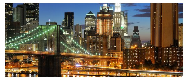 Kép - Híd New Yorkkal (120x50 cm)