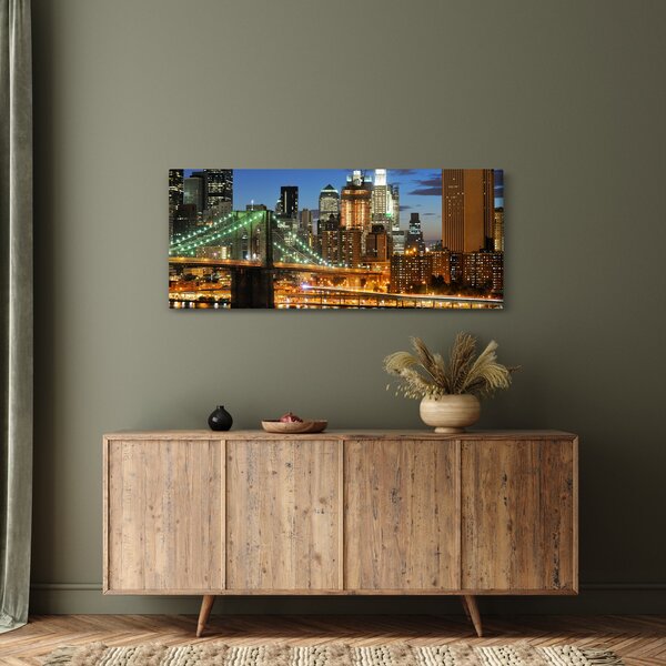 Kép - Híd New Yorkkal (120x50 cm)