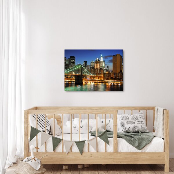 Kép - Híd New Yorkkal (70x50 cm)