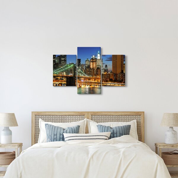 Kép - Híd New Yorkkal (90x60 cm)