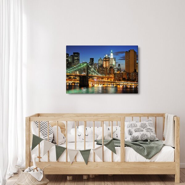 Kép - Híd New Yorkkal (90x60 cm)