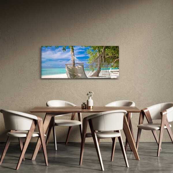 Kép - Függőágy a tengerparton (120x50 cm)