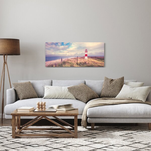 Kép - Vörös világítótorony (120x50 cm)