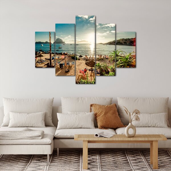 Kép - Strand emberekkel (150x105 cm)