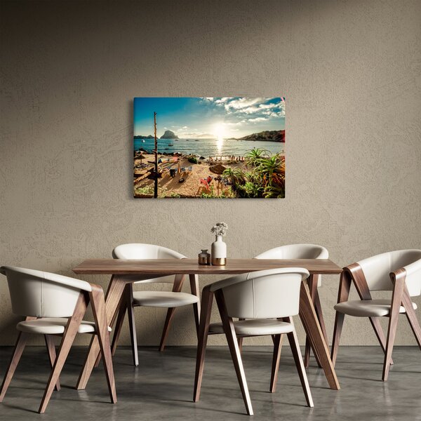 Kép - Strand emberekkel (90x60 cm)