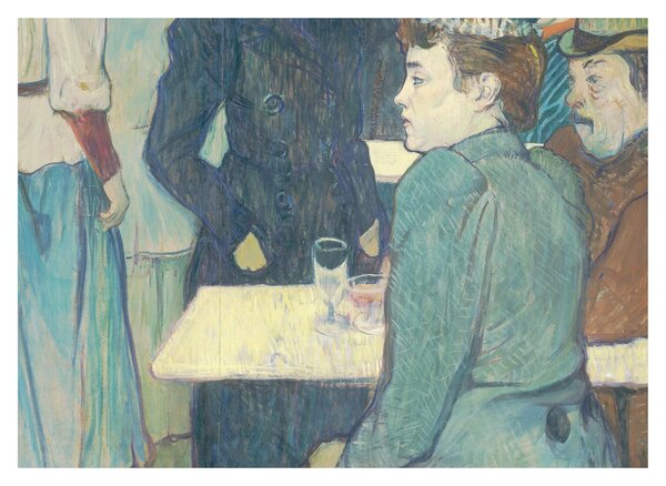 Kép - Henri de Toulouse-Lautrec, A Corner of the Moulin de la Galette, reprodukciók (70x50 cm)