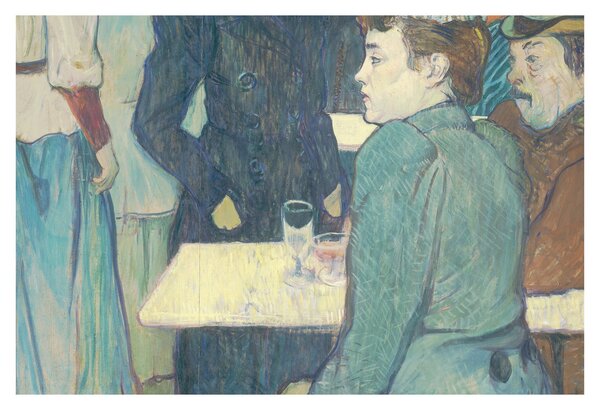 Kép - Henri de Toulouse-Lautrec, A Corner of the Moulin de la Galette, reprodukciók (90x60 cm)