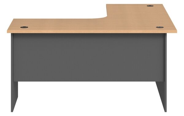 Birou coltar Fesialo, Antracit, 150x150x75 cm