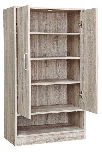 Dulap pantofar Lemba, Sonoma, 80x33x120 cm