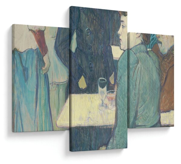 Kép - Henri de Toulouse-Lautrec, A Corner of the Moulin de la Galette, reprodukciók (90x60 cm)