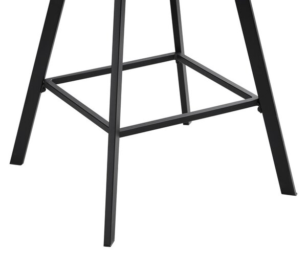 Scaun de bar Initiate, Gri, 48x56x98 cm