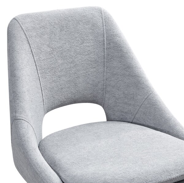 Scaun de bar Initiate, Gri, 48x56x98 cm