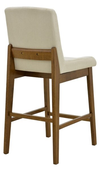 Scaun de bar Dalby, Ecru, 50x45x102.5 cm