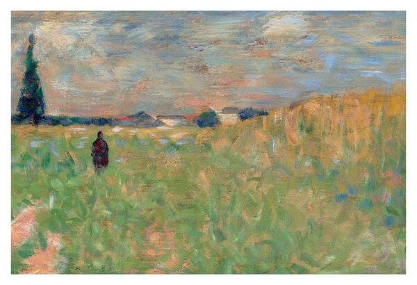 Kép - Georges Seurat, A Summer Landscape, reprodukciók (90x60 cm)