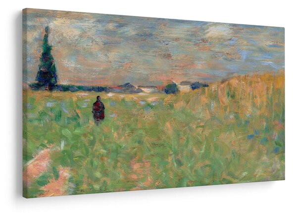Kép - Georges Seurat, A Summer Landscape, reprodukciók (90x60 cm)