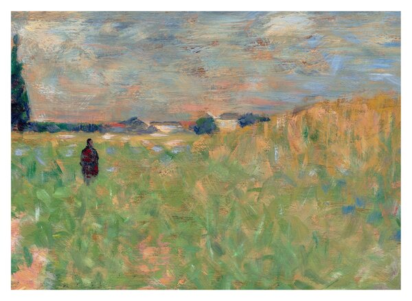 Kép - Georges Seurat, A Summer Landscape, reprodukciók (70x50 cm)