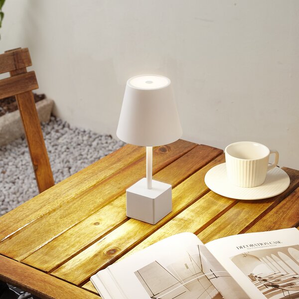 Kültéri Lámpa Lindby, Janea, dimmable, Fehér, Terasz, Fém, Modern