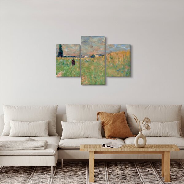 Kép - Georges Seurat, A Summer Landscape, reprodukciók (90x60 cm)