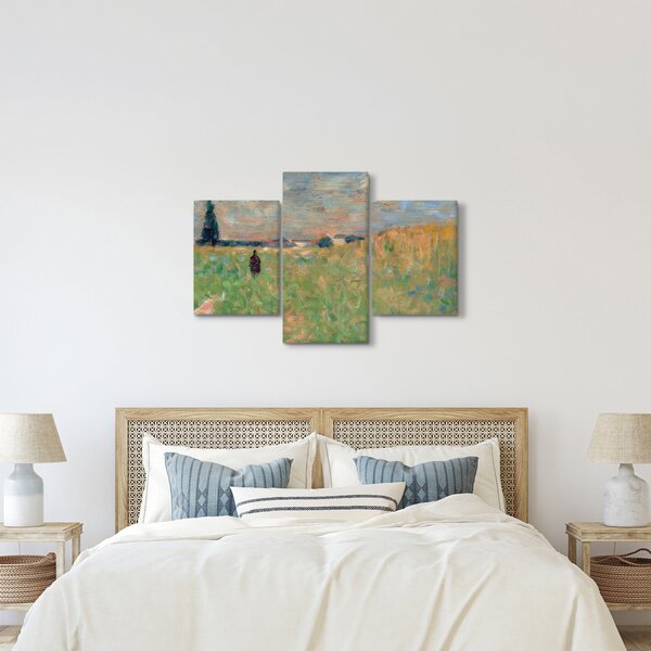 Kép - Georges Seurat, A Summer Landscape, reprodukciók (90x60 cm)