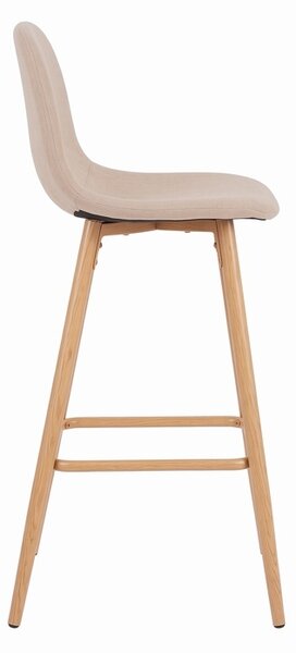 Scaun bar Bella, Bej, 41.5x49x98 cm