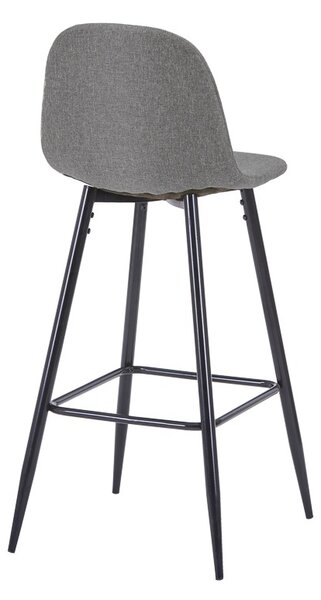 Scaun de bar Bella, Antracit, 41.5x49x108 cm