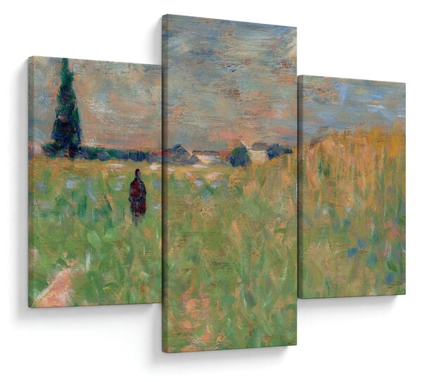 Kép - Georges Seurat, A Summer Landscape, reprodukciók (90x60 cm)