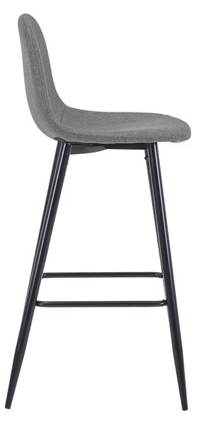 Scaun de bar Bella, Antracit, 41.5x49x108 cm