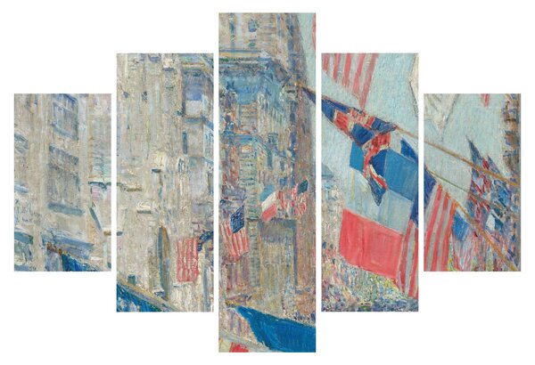 Kép - Childe Hassam, Allies day, reprodukciók (150x105 cm)