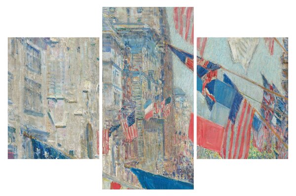 Kép - Childe Hassam, Allies day, reprodukciók (90x60 cm)