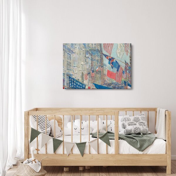 Kép - Childe Hassam, Allies day, reprodukciók (90x60 cm)