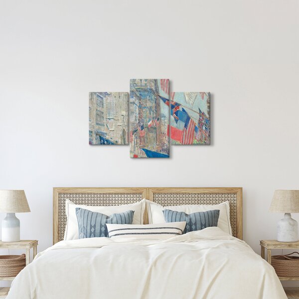 Kép - Childe Hassam, Allies day, reprodukciók (90x60 cm)