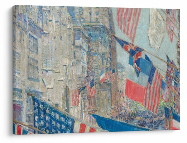 Kép - Childe Hassam, Allies day, reprodukciók (70x50 cm)