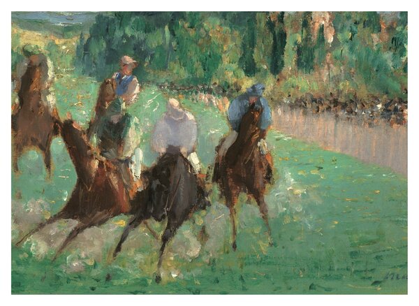 Kép - Edouard Manet, At the Races, reprodukciók (70x50 cm)