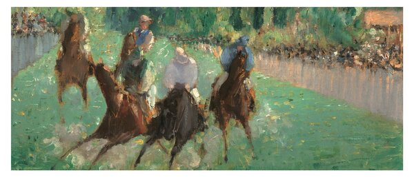Kép - Edouard Manet, At the Races, reprodukciók (120x50 cm)