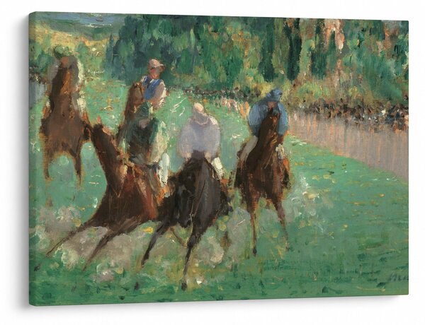 Kép - Edouard Manet, At the Races, reprodukciók (70x50 cm)