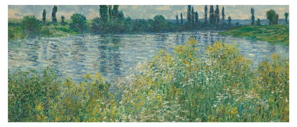 Kép - Claude Monet, Banks of the Seine, reprodukciók (120x50 cm)