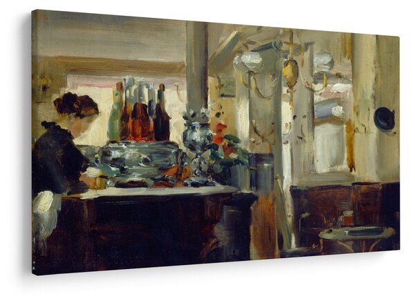 Kép - Style of Edouard Manet, Bon Bock Cafe, reprodukciók (90x60 cm)