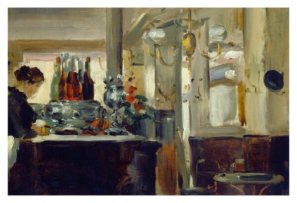 Kép - Style of Edouard Manet, Bon Bock Cafe, reprodukciók (90x60 cm)