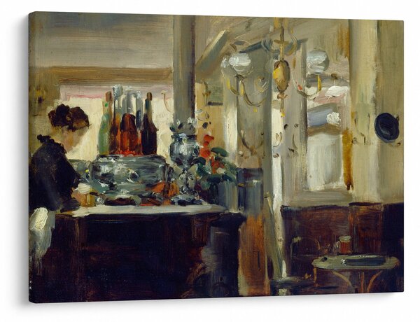 Kép - Style of Edouard Manet, Bon Bock Cafe, reprodukciók (70x50 cm)