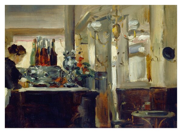 Kép - Style of Edouard Manet, Bon Bock Cafe, reprodukciók (70x50 cm)