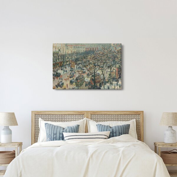 Kép - Camille Pissarro, Boulevard des Italiens, Morning, Sunlight, reprodukciók (90x60 cm)