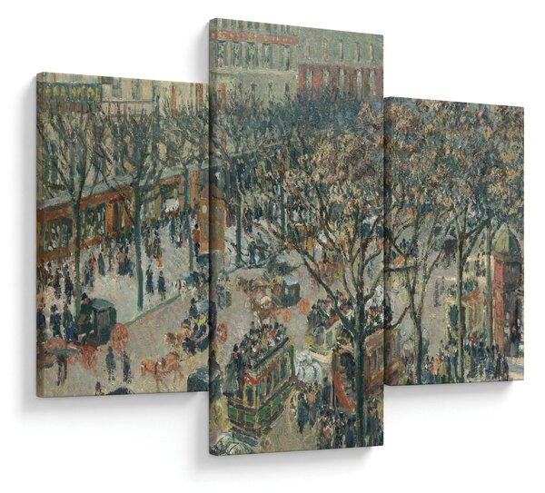Kép - Camille Pissarro, Boulevard des Italiens, Morning, Sunlight, reprodukciók (90x60 cm)