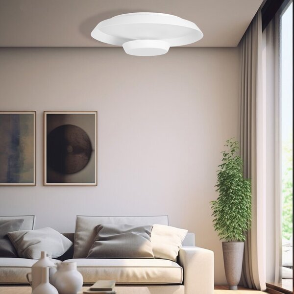 Toolight Szerszámlámpa, LED mennyezeti lámpa 40cm, 14W, APP1459, fehér, OSW-04189