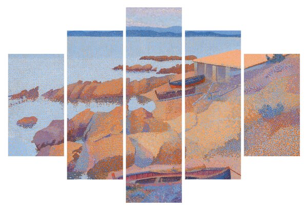 Kép - Henri Edmond Cross, Calanque des Antibois, reprodukciók (150x105 cm)