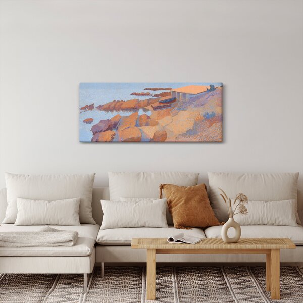 Kép - Henri Edmond Cross, Calanque des Antibois, reprodukciók (120x50 cm)