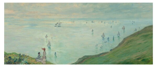 Kép - Henri Fantin-Latour, Cliffs at Pourville, reprodukciók (120x50 cm)