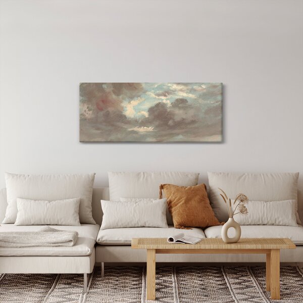 Kép - John Constable, Cloud Study Stormy Sunset, reprodukciók (120x50 cm)