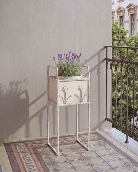 Virágállvány LUPINE 22 cm Bézs Fém