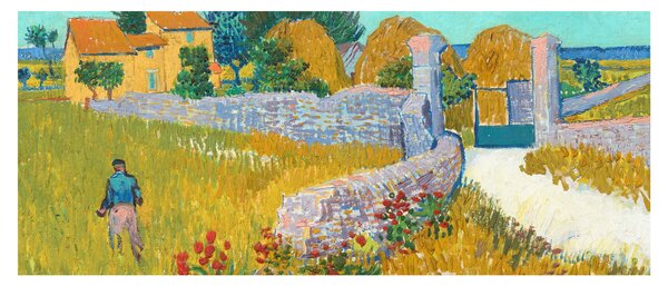 Kép - Vincent van Gogh, Farmhouse in Provence, reprodukciók (120x50 cm)